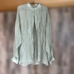 Birthdayroom シアー バンドカラーシャツ 長袖のサムネイル