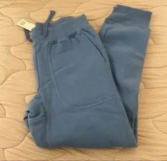 新品裏起毛ギャップキッズ120cm ブルー スウェットパンツ定価3,990円