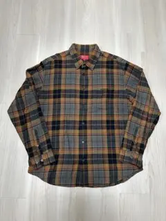 【USA製】 OLD supreme shirt Lシュプリーム チェックシャツ USA製】 OLD supreme shirt Lシュプリーム チェックシャツ