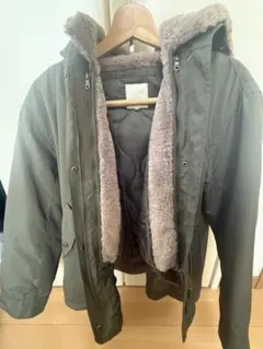 フリースモッズコート