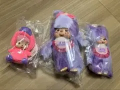 新品タグ付き　しなこ × モンチッチ コラボ3点セット