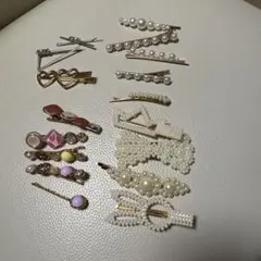 ヘアアクセサリーセット 多様デザイン　17点セット