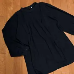 新品　しまむら　ブラウス　黒