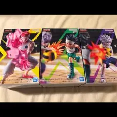 ハンターハンター ゴン ヒソカ キルア フィギュア 3点セット