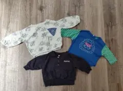 長袖トップス トレーナー 3枚セット まとめ売り 80