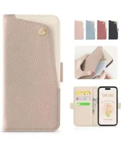 ピンク　ケース 手帳型 おしゃれ iPhone16 手帳型ケース