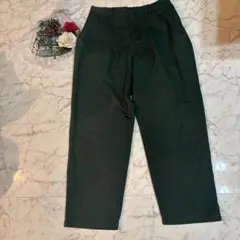 WEGO メンズ Lサイズ ダークグリーン イージーパンツ ワイドパンツ