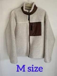 WEGO フリースジャケット アイボリー　Ｍ