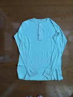 【AURALEE 】ヘンリーネックリブTシャツのサムネイル