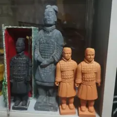 中国 兵馬俑 レプリカ3体セット 兵馬俑レプリカ3体 アンティーク 珍品 - メルカリ