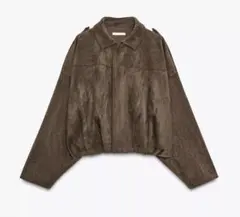 ZARA スエード調ボンバージャケット Sサイズ 新品