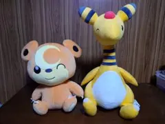 【組み合わせ変更可能】ポケモン 特大ぬいぐるみ ヒメグマ＋デンリュウのサムネイル