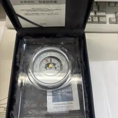 オーバル スケルトンクロック 24cm ナルミグラスワークス - メルカリ