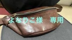 Schott ブラウンレザー ボディバッグ・ウエストポーチ - メルカリ
