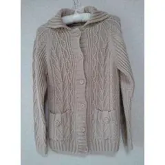 900z【秋冬コーデ】TARGA 古着 ニットカーディガン レディース Mサイズ