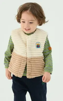 モイモルン　リバーシブル　ベスト 90cm