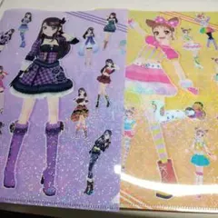 アイカツ！キャラクタークリアファイルセット2枚
