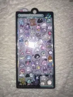 3D エンボス ぷっくり レジンステッカー（クリア／手帳デコ用）シール