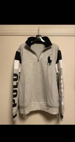 Polo Ralph Lauren グレー　ハーフジップトレーナー