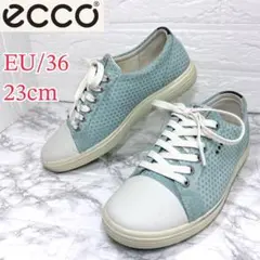 ✨極美品✨ECCO カジュアル ハイブリッド ゴルフシューズ ブルー 23cmのサムネイル