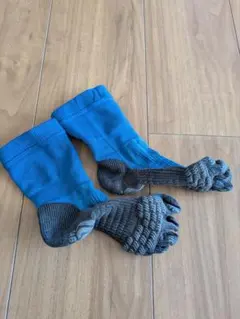 タビオ　青　ソックス