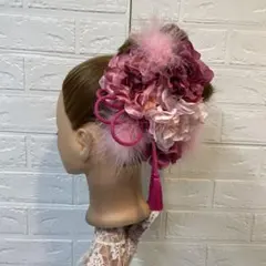 ♦️ピンク爆盛り可愛い髪飾り♦️成人式　卒業式　七五三