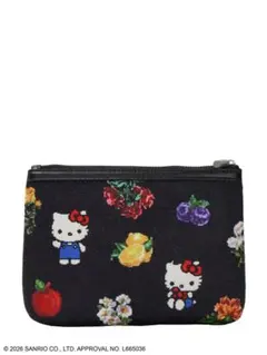 HELLO KITTY×Ameri PIXEL PATTERN POUCH 黒