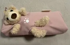 ペンケース クマのぬいぐるみ風筆箱 約20cm 入学 新学期