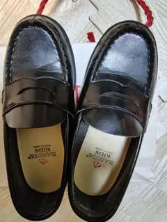 HARUTA キッズローファー ブラック　19cm