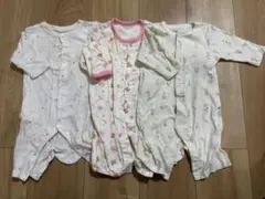 女の子用ロンパース 3枚セット