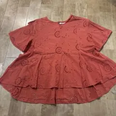 アーバンリサーチ　朱色系　刺繍　トップスのサムネイル