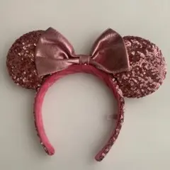 ミニー　ピンクスパンコール　カチューシャ