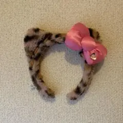 USJ キティ ヒョウ柄 カチューシャ