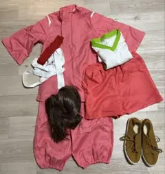 千と千尋の神隠し コスプレ2着セット 坊ネズミ付き