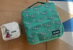 GLOW 1・2月合併号特別付録 ムーミン　スクエア収納ポーチ2点セット