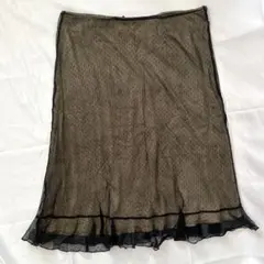【XL】 フレアスカート ポリエステル100% 大きいサイズ