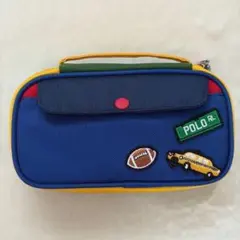 ポロ ラルフローレン キッズ ペンケース 筆箱 ブルー 車 ハンドル付きのサムネイル