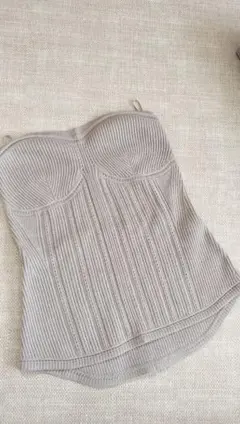 ユニクロ　Mame Kurogouchi ベージュ ビスチェ M/L