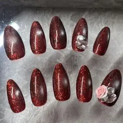 ハンドメイドネイルチップ10個セット【即購入可能】