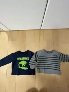 ザノースフェイス　ノースフェイス　ベビー　長袖　ロンT 80