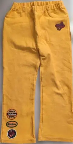 ミキハウス ロングパンツ 110cm イエロー
