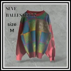 【セベ・バレステロス】美品 90s ヴィンテージ レトロニットセーター M