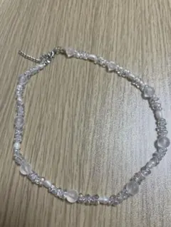 【美品】クリアビーズアクセサリー