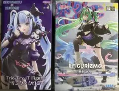 初音ミク FIGURIZMα 初音ミク-Punk!- 雪ミク×クロミ　2点