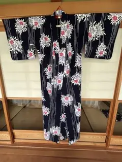 KANSAI ラメ入り花柄浴衣 - メルカリ