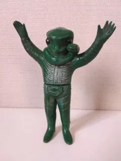 当時物　ウミヘビ男　ソフビ　海蛇男