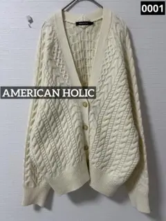 C*i様 0001 AMERICAN HOLIC Ｖネックニットカーディガン　ア