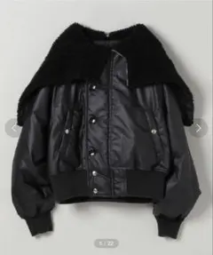 santaku 2way satin leather blouson - メルカリ