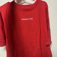 GENERATION INFINITY 03 半袖Tシャツ レッド