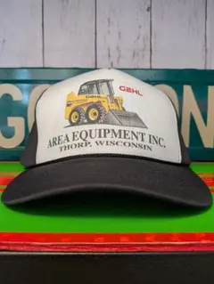 ヴィンテージ トラッカーキャップ 80s GEHL 企業 デッドストック